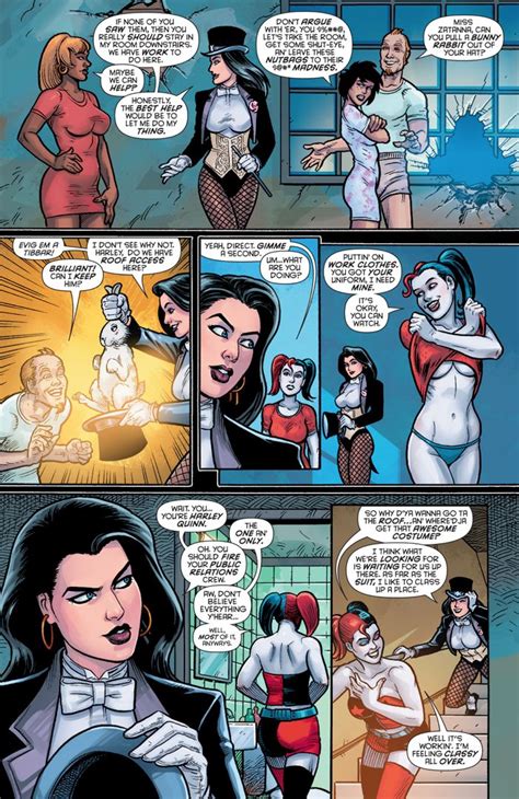 Zatanna Meets Harley Quinn Harley Quinn