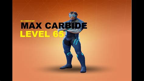 max carbide skin pickaxe glider level  gameplay fortnite