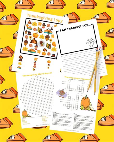 thanksgiving activity pages   worksheets simply bessy