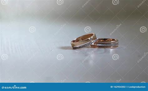 Wedding Rings Pair Of Marriage Symbols Love Of Bride And Groom