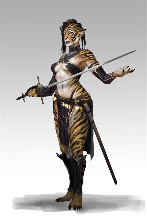 tabaxi dandd character dump concept art characters fantasy character