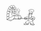 Brot Malvorlage Ofen Ausmalbilder Drucken Malvorlagen Ausdrucken sketch template