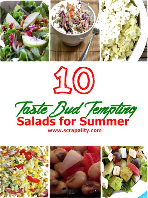 10 Tastebud Tempting Salads For Summer Scrapality