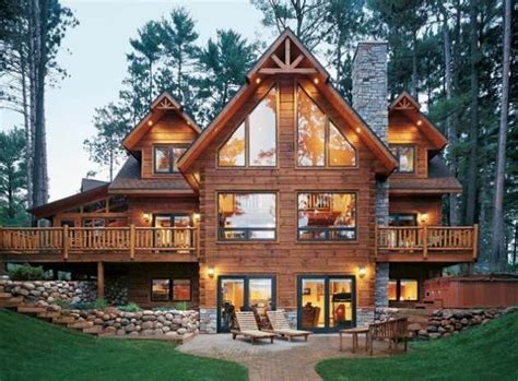 inspirational luxury log cabin homes  sale  home plans design
