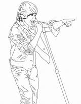Justin Bieber Coloring Pages Printable Popular sketch template