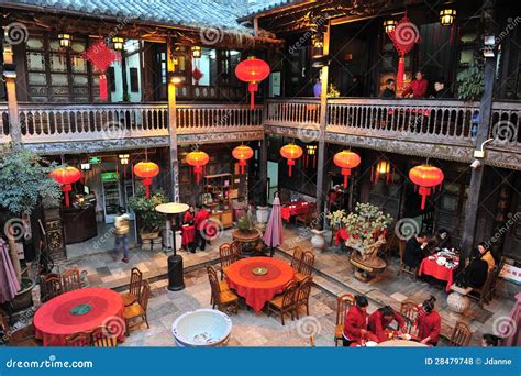 traditional chinese restaurant editorial stock photo image