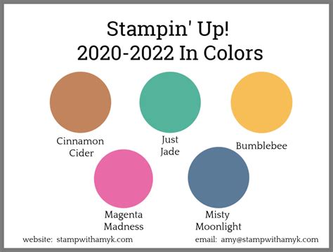 stampin     colors color coach stamp  amy