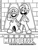 Movie Coloring Book Mario Remake Smb Bros Super Deviantart sketch template