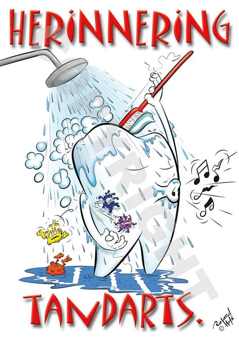 oproepkaart herinnering tandarts cartoon wassende kies  stuks bolcom