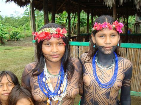 indios embera indigenous village woman mujeres panama flickr