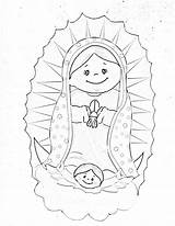Coloring Guadalupe Virgen Pages La Drawing Easy Lady Madonna Para Related Colorear Negro Blanco Getcolorings Popular Library Virgencita Google Clipart sketch template