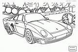 Porsche Getdrawings Spyder sketch template