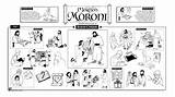 Moroni Mormon sketch template