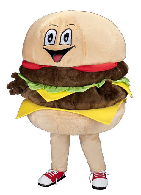 burger hamburger kostuem  maskottchen promotion walking act