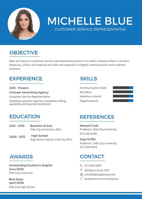 resume formats  samples examples format