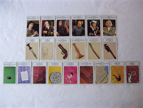 vintage  clue cards
