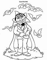 Sesame Dracula Monster Bats Herry sketch template
