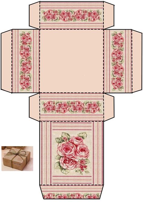 box patterns paper box template gift box template