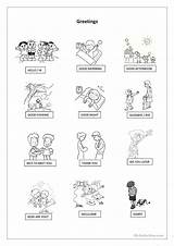 Worksheets Expressions Activities Greetings Kids English Courtesy Worksheet Esl Kindergarten Printable School Teaching Lessons Toddler Pre Play Classroom First Printables sketch template