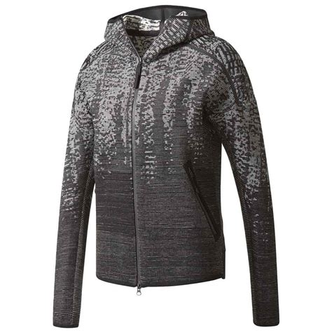 adidas zne pulse knit hooded grey buy  offers  runnerinn
