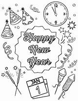 Coloring Year Happy Pages Printable Kids Sheets Adult Holiday Color Holidays Bestcoloringpagesforkids Card Nytår Tegninger Christmas Party Print Doodle Chinese sketch template