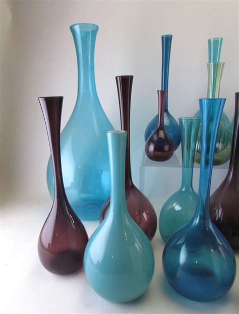 Collection Of 19 Mid Century Modern Swedish Blown Glass