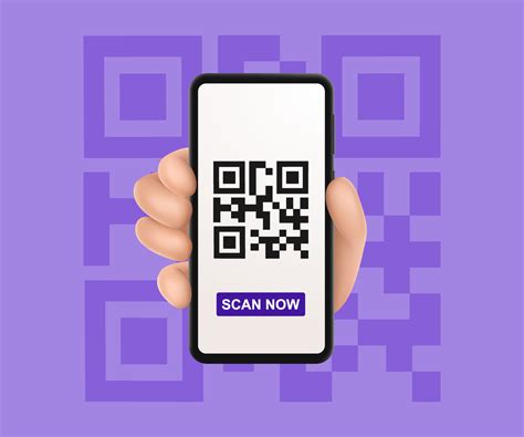 qr code scan service banner  hand  smartphone scans qr code template design  website