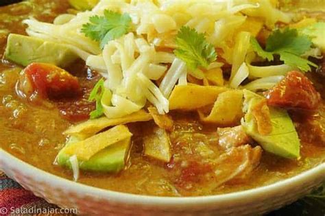 thick and hearty chicken tortilla soup