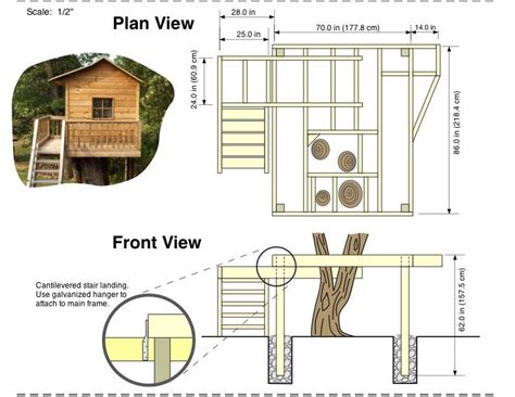 tree house plans  building plansfree shed plans floor plan   tree house