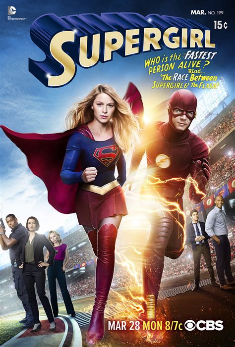 [photo] ‘supergirl’ ’the Flash’ Crossover Spoilers Poster Tvline