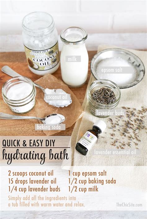 Diy Lavender And Milk Bath Recipe Via