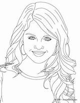 Gomez Coloring Selena Pages Meghan Trainor Lovato Demi Color Printable Close Print Template Sketch sketch template