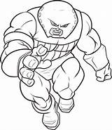 Marvel Coloring Juggernaut Pages Superhero Characters Drawing Comic Comics Men Printable Draw Step Kids Superheroes Printables Book Coloriage Drawings Character sketch template