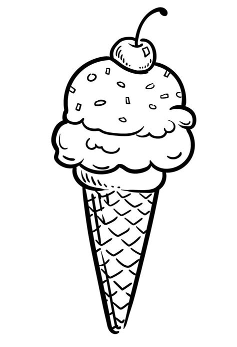 summer coloring pages ice cream