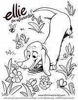 Ellie Wienerdog sketch template