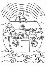 Noah Arche Noahs Ausmalbild Religion Kindergottesdienst Coloringpages Visit Bilder sketch template