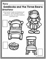 Goldilocks Printables Preschool Retelling Elements sketch template