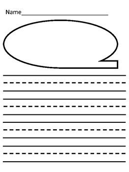 prek kindergarten grade    writing paper  lines tpt grade