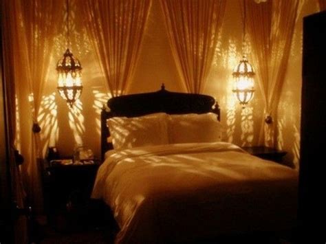 Romantic Night Lamp Interior Elegant Bedroom Decor