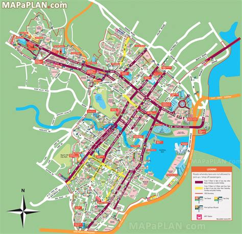 city centre   places  visit detailed street travel plan