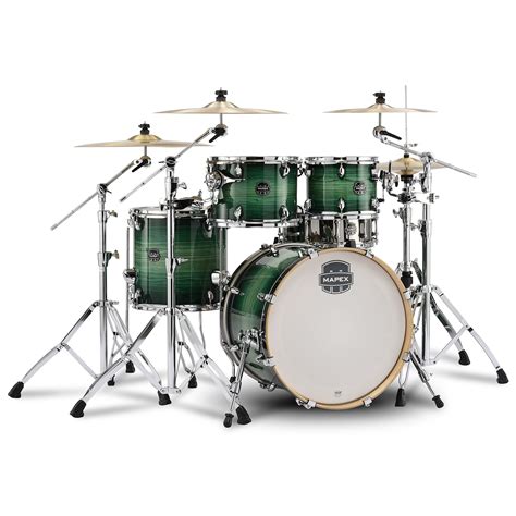 mapex armory  emerald burst  piece shell set drum kit