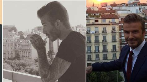 David Beckham Holidays In Madrid And Treats Us All To Hunky Selfies