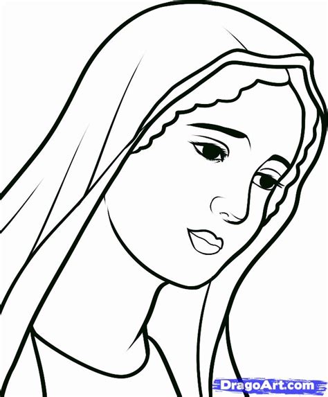 mary mother  jesus coloring pages coloring home