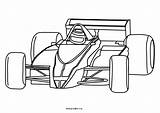 Pobarvanke Pobarvanka Avto Avtomobili Formula1 sketch template