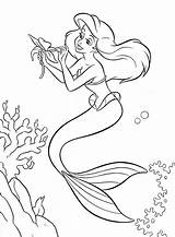 Ariel Sirene Game Weeknd Sirène Kidsplaycolor Frozen Coloringhome sketch template