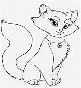 Cat Coloring Pages Printable Colouring Kitty Dog Clipart Transparent Pngkey Detail Super Persian Clipartkey sketch template