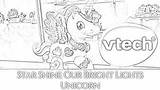 Coloring Starshine Unicorn Bright Lights Filminspector Pages Downloadable Mattel Vtech Fisher Hasbro Price Part sketch template