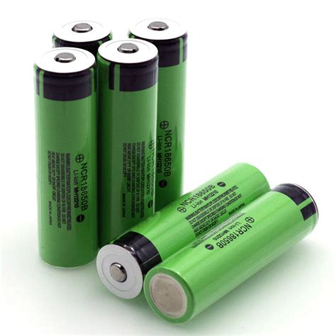 lot panasonic li ion  batteries ncrb rechargeable battery  mah ebay