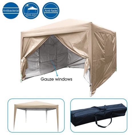 quictent privacy  mesh curtain ez pop  party tent canopy gazebo  waterproof  colors