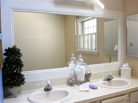 How To Frame A Bathroom Mirror